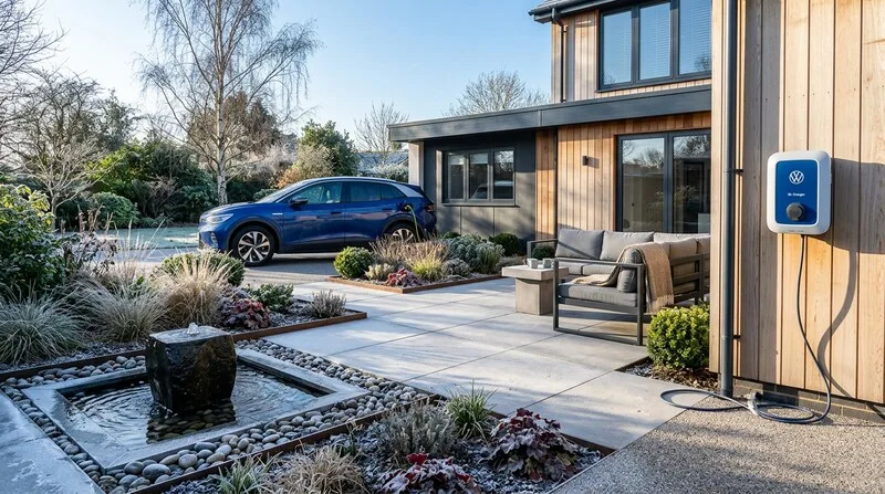 Wallbox am modernen Eigenheim installieren